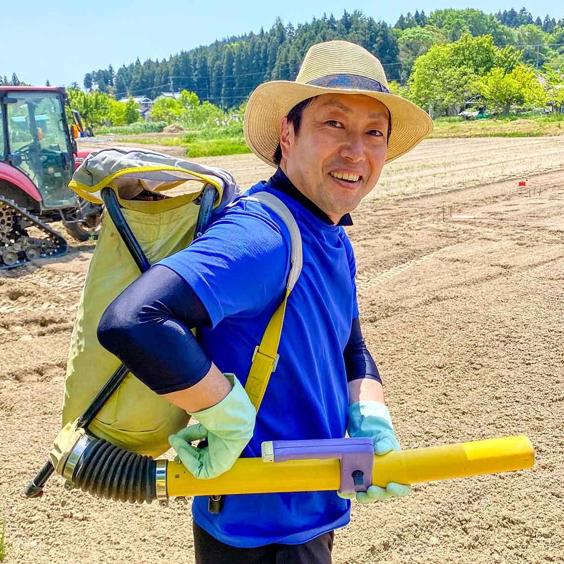 農業体験農園の様子